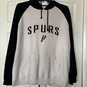 Reebok Black and White Spurs Hoodie